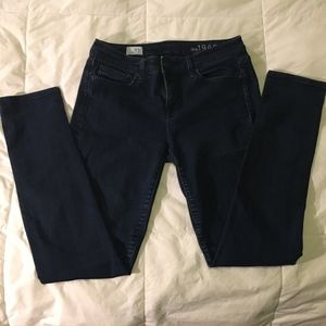 GAP 1969 Mid-Rise Skinny Jeans, Dark Wash 29/8R